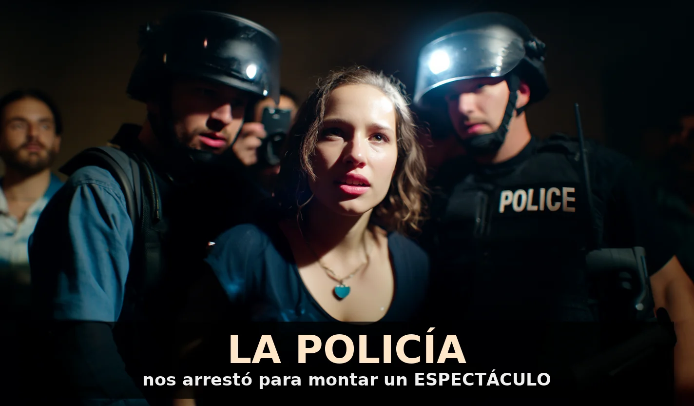 LA POLICÍA nos arrestó